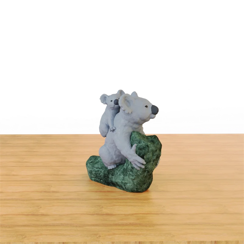 Онлайн оптовая продажа 3d фигурки от Производителей Сувениров для домашнего декора на заказ статуя коалы из смолы