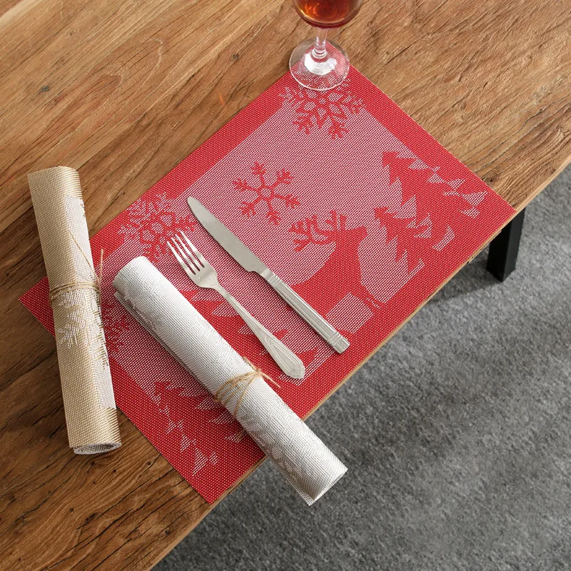 Heatresistant Dining Table Placemats Stain Resistant Antiskid