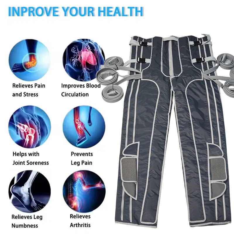 Lymph Massage Presoterapy Compression Suit Pressotherapy Lymphatic Device Vacuum Machine Products Body Equipment Leg Press Socks