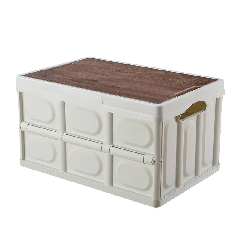 Handheld Folding Storage Box Outdoor Camping Picnic Basket, Car Trunk, Toy and Snack Storage Plastic Mold