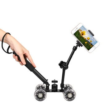 Kaliou Camera Table Dolly Slider with 22 Pounds/10 Kilograms Load Capacity Skater Desig  with Silicone Anti-skid Wheels detail image