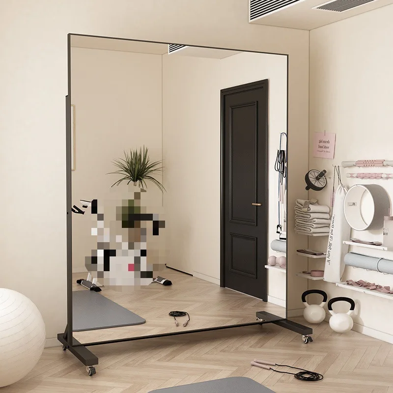 InfiniGlass Specchio Da Palestra 203x101 Cm – 2 Pezzi, Vetro Temperato HD, Senza Cornice, Montaggio A Parete, Per Home Gym E Yoga