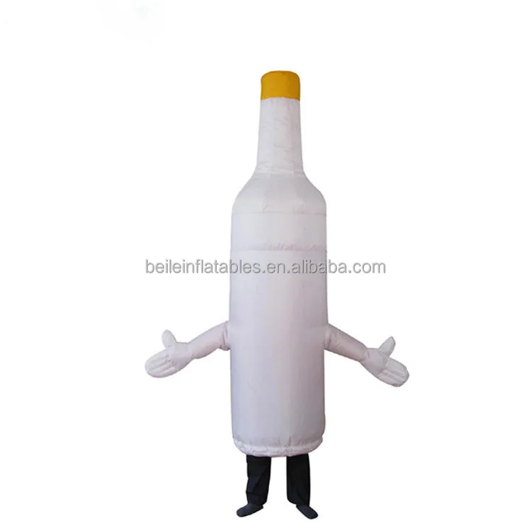 glue advertising bottle costume inflatable customized