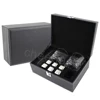 CF-IC-W5 Whiskey Stone With Glasses Gift Set(Black Box)