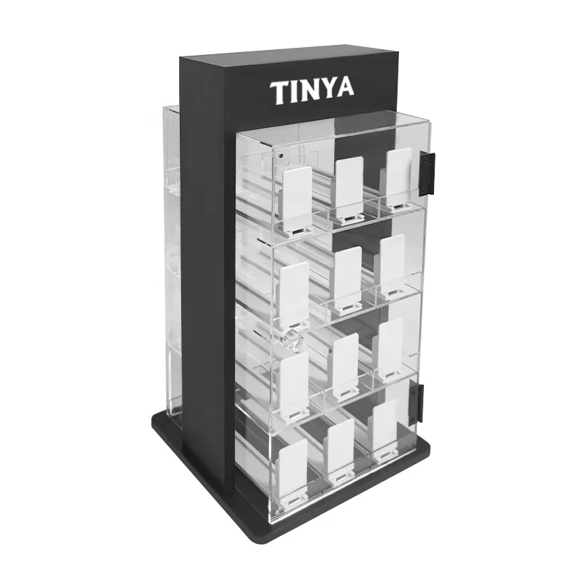 Auto Feed Products Spring Loaded Counter Shelf Cigarette Pusher Acrylic ...