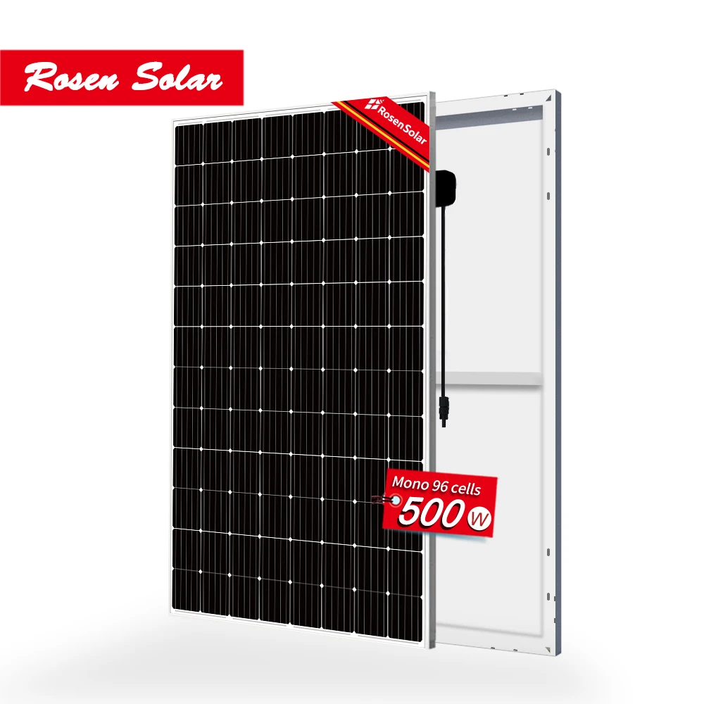 450W 500W 550W 600W Solar panels home use 10kw system 500W Panels mounted roof solar cell 500w
