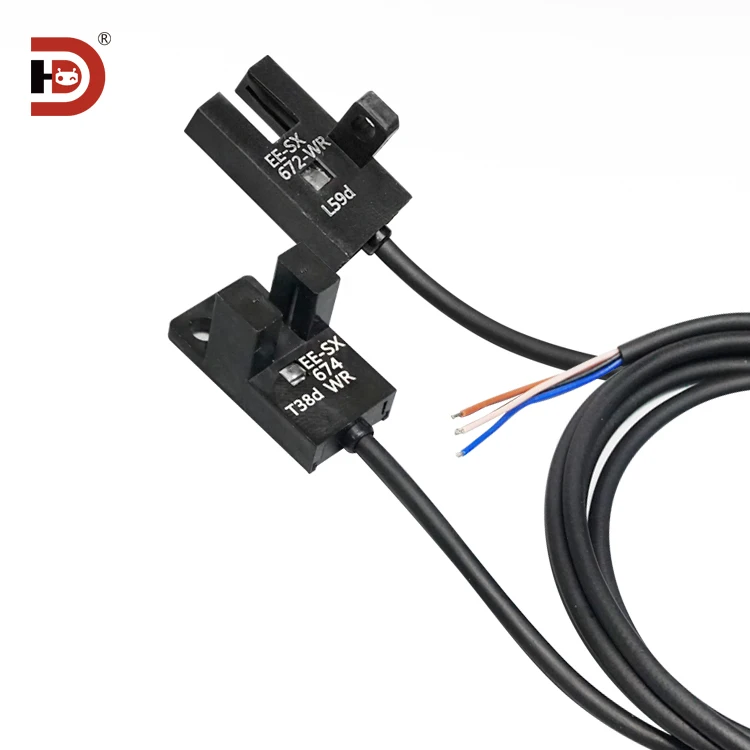 EE-SX672-WR Photoelectric Switch Sensor EE-SX674-WR Sensor with Line 2 Meters Limit Sensor factory