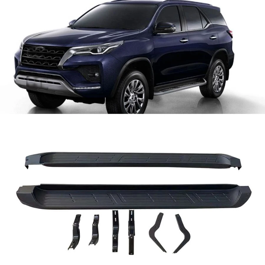Side Step Running Boards for Toyota Fortuner 2021 2022 Auto SUV Accessories Body Parts Foot Step Pedal