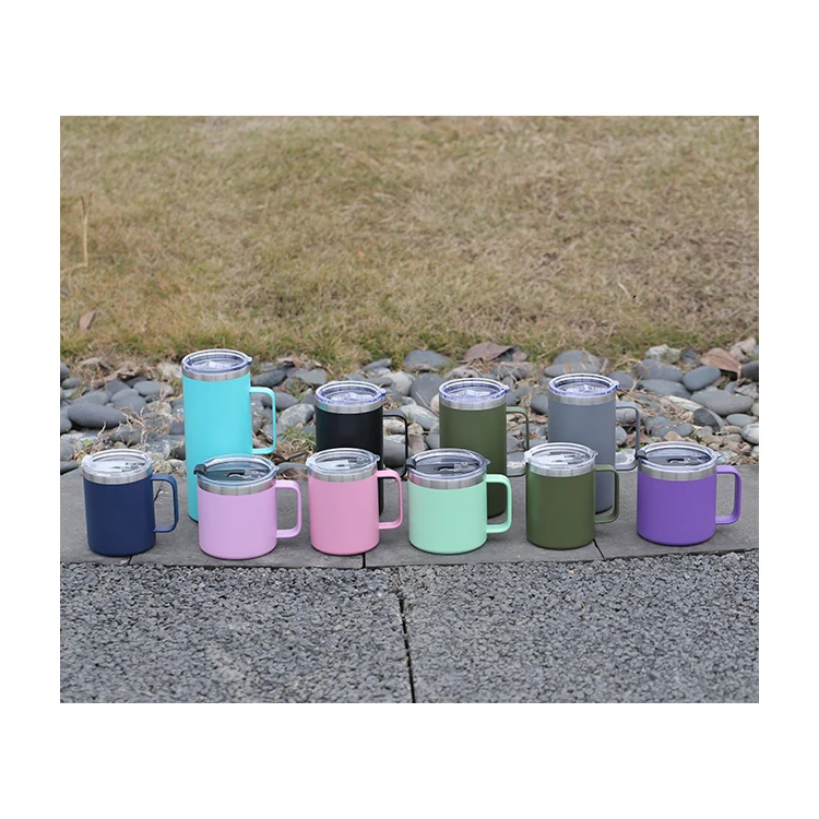 Кружка для кофе из нержавеющей стали с вакуумной изоляцией, 12 унций