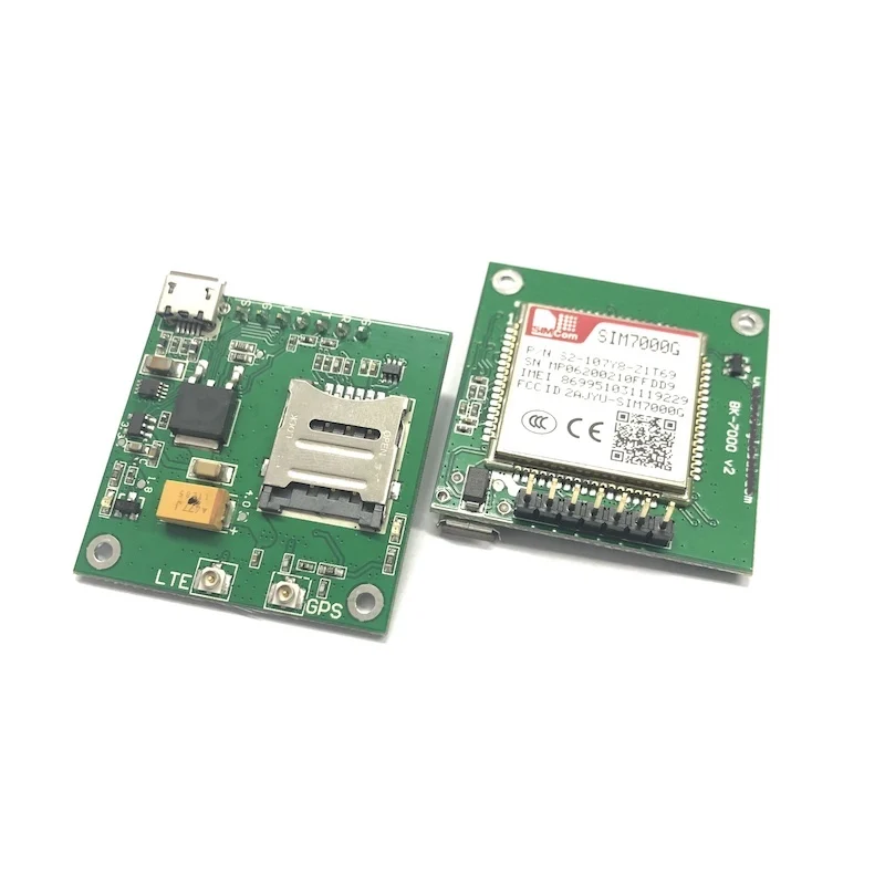 2024 OEM SIMCOM GSM module SIM7000G SIM7000E Mini pcie LTE NB-IoT CAT-M1 EMTC module sim7000 with SIM card slot breakout board