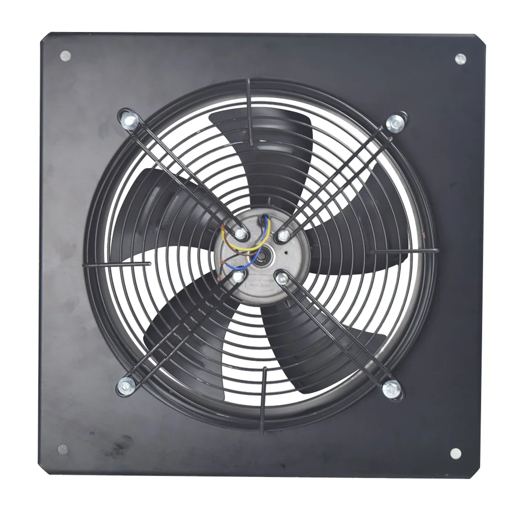 55W Low Noise External Rotor Axial Flow Fan Pipeline Ventilation Fan Industrial Exhaust Fan Kitchen Strong Smoke Exhaust
