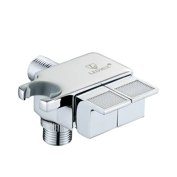 LEOMIX  bathroom  1/2 " 381g   brass  body with  plastic handle  with  full brass cartridge  angle valve