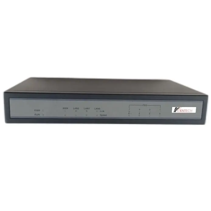 PBX FXS Voip Gateway for Call Center Solution 8 Ports Key Unit Rack Weight Origin Type GUA Dimension Word Place Model Height IP