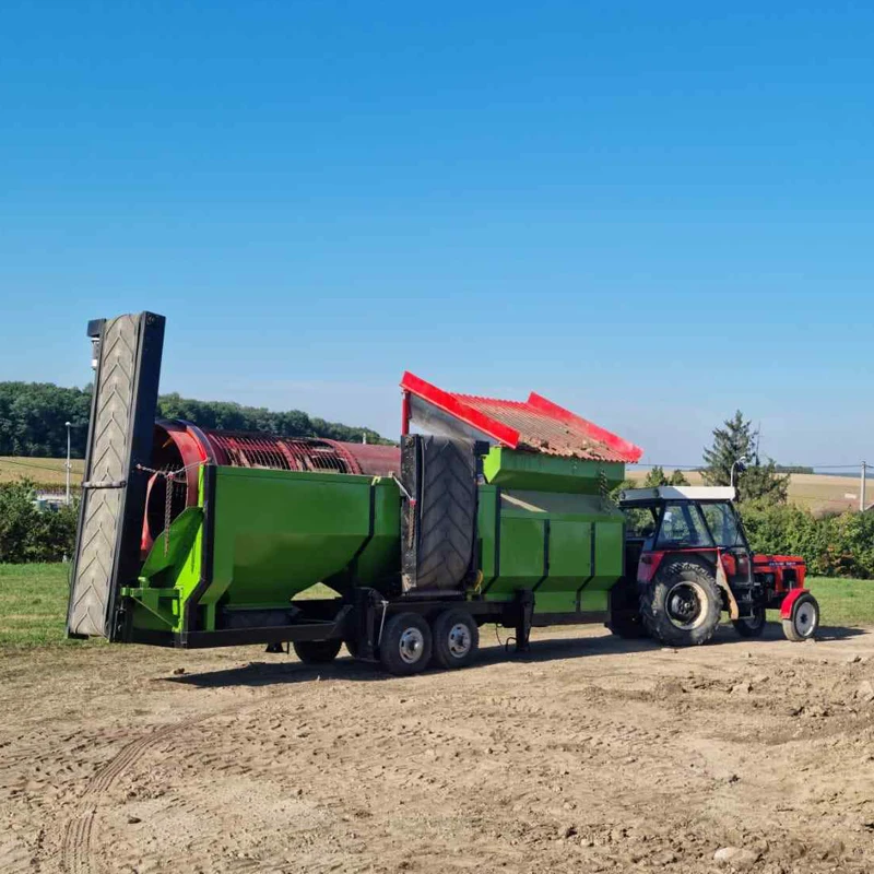 New Mobile Aggregate Trommel Screen for Pebble 1-100 mm with Motorized Washing Facility Excellent Price