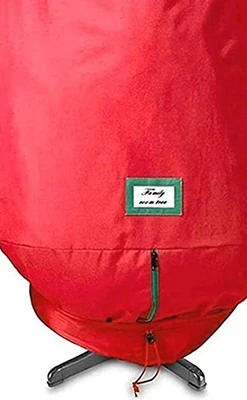 Heavy Duty Tear Proof Material Fits Up to 9 Foot Tall Artificial Tree Upright Christmas Tree Storage Bag with ID tag
