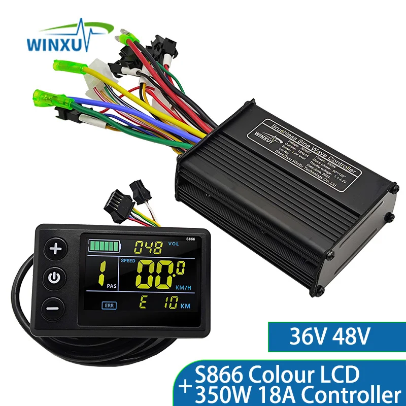 Yurefax Kit di conversione for bici elettrica, controller for motore a