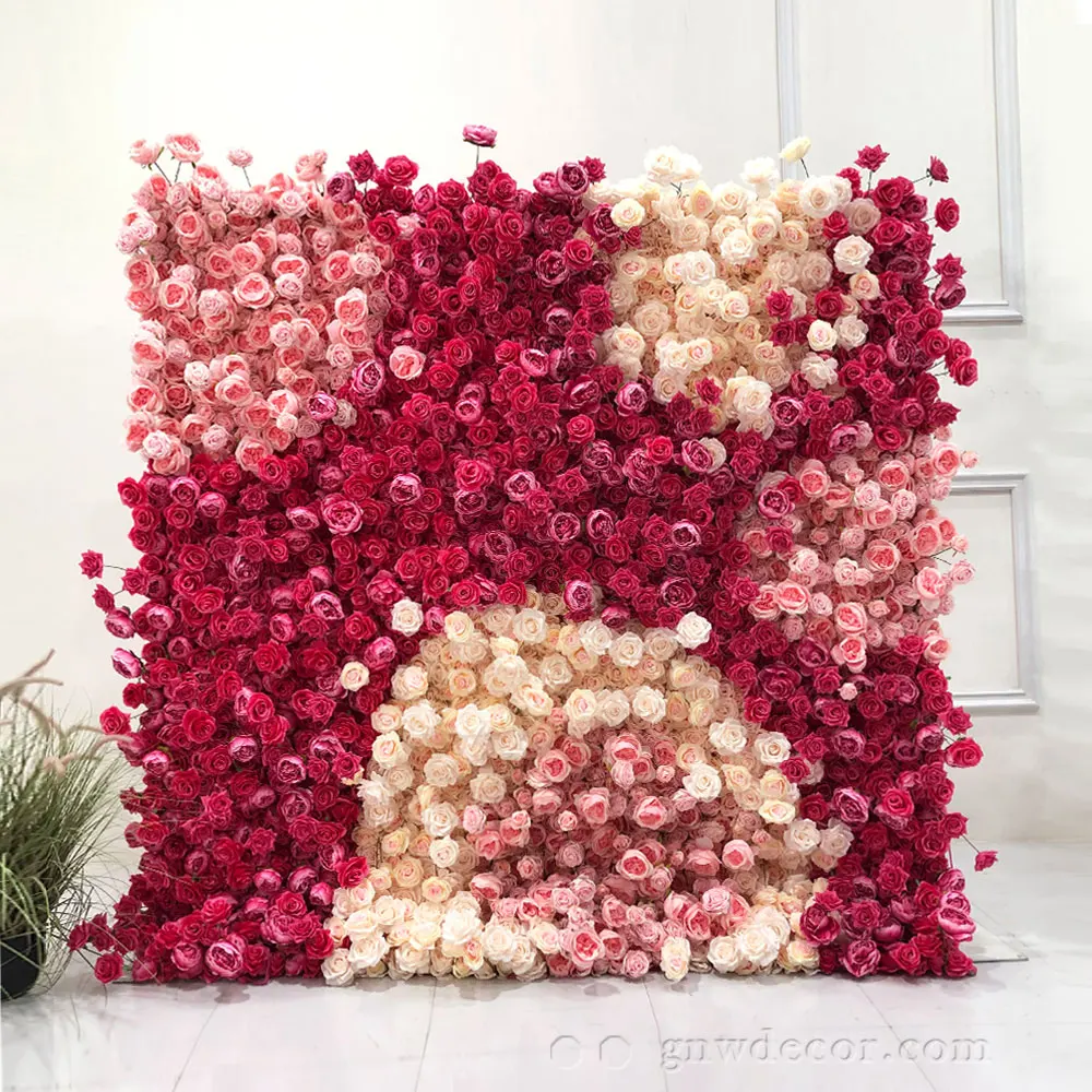 Gnw Flower Wall Backdrop 8ft X 8ft Price Artificial Flower Wall ...