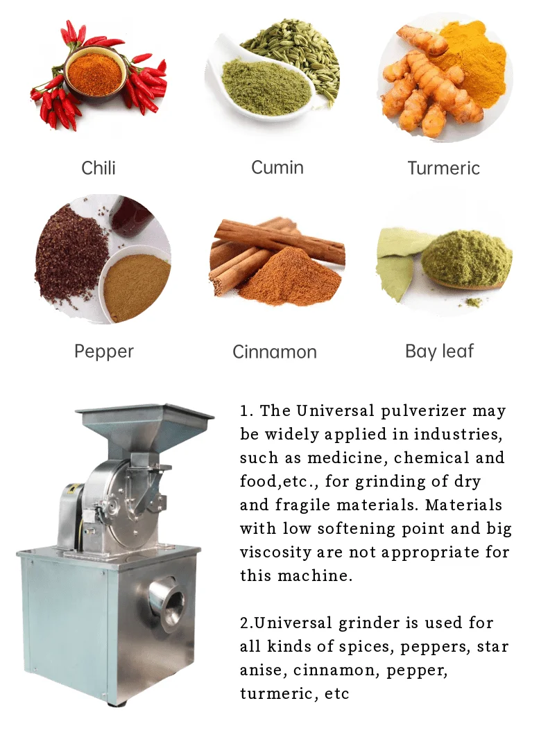 Chilli Flour Fine Grinder Mill Powder Disc Freezing Herbs Sugar Pulverizer Charcoal Grinding Machine