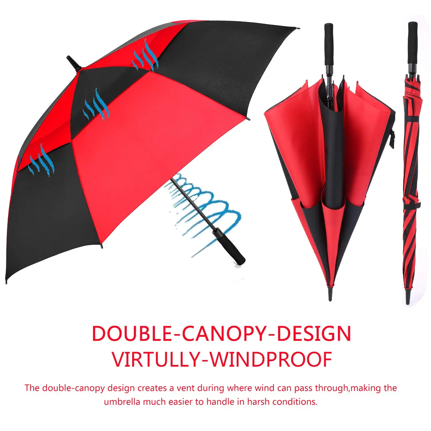 Factory Wholesale Personality Sublimation Golf Umbrella Arb Custom Logo Prints Promotional Umbrella