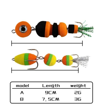 Cheery ABS Carp Insect Foam Hook Artificial Soft Bait Lure Freshwater Casting Bottom Fishing Ocean Beach Fishing Model – Soft Lure – view 3