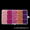5-color pebbles in pink and red hues