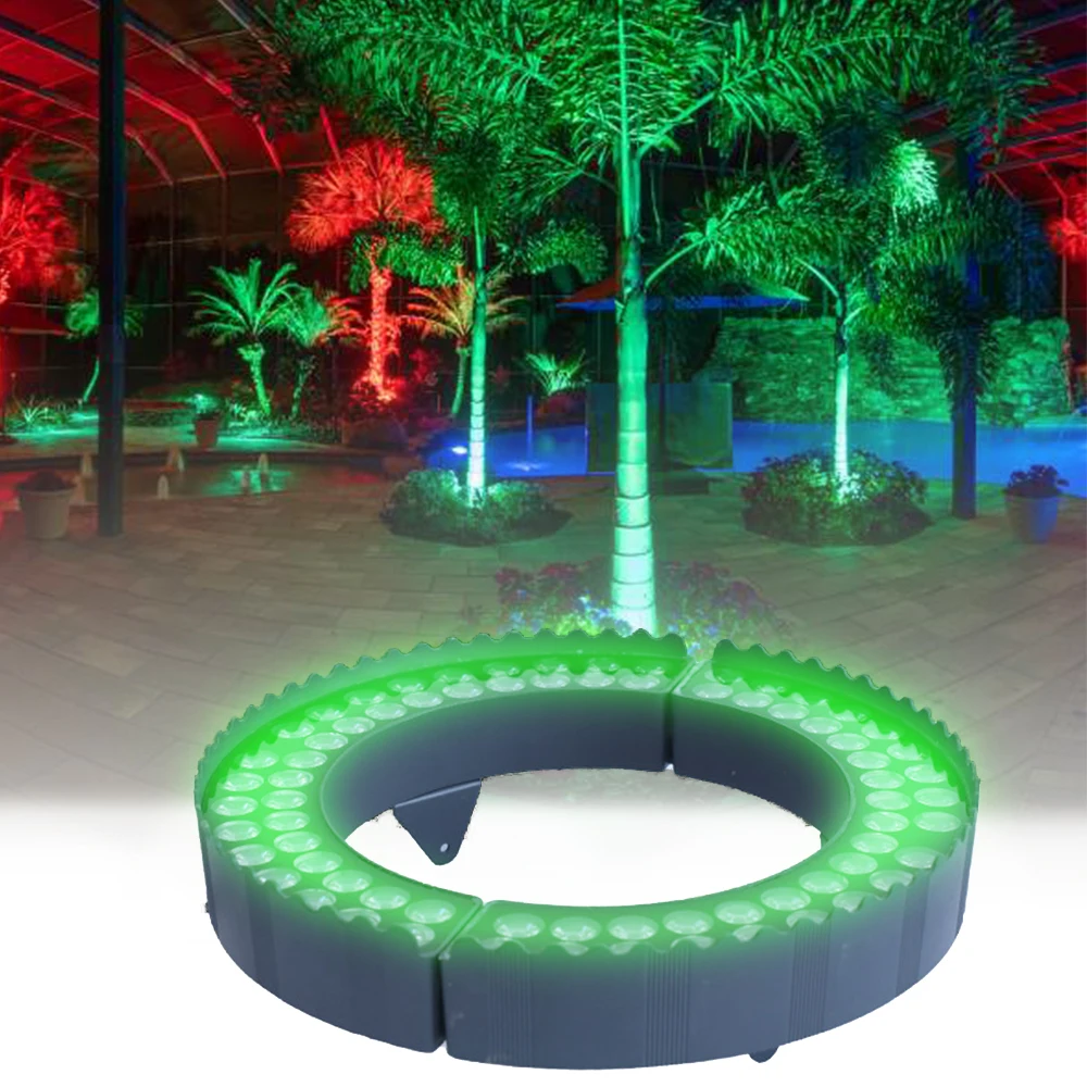 Outdoor Lighting 48W DMX512 LED Ring Column Light IP65 Waterproof