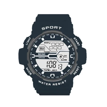 Men's electronic watch, student multi-functional waterproof electronic watch, sports outdoor luminous watch