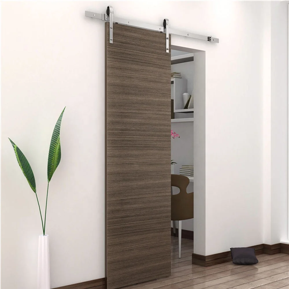 Latest Design Solid Wood Sliding Barn Door External Sliding Door