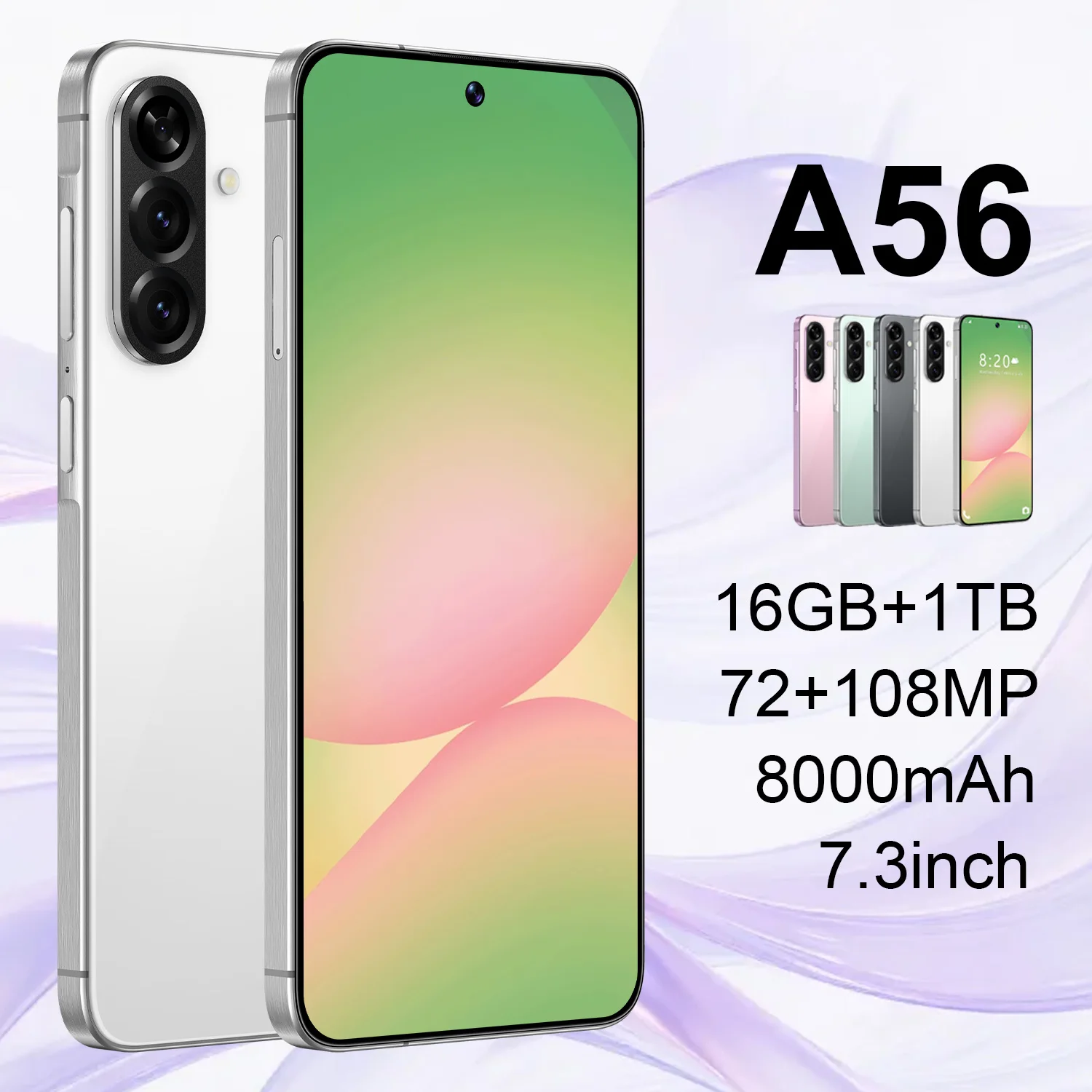 Smart Phone Zero Photosensitive Face Recognition Decacore CPU 108MP Rear Camera Spanish Operating Language HD Screen LTE