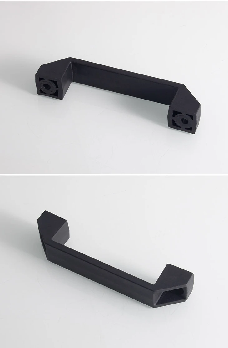 Hengzhu black cabinet handle PL006 plastic handle