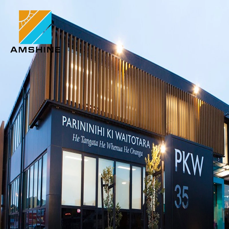 Vertical Airfoil Aluminum Louvers