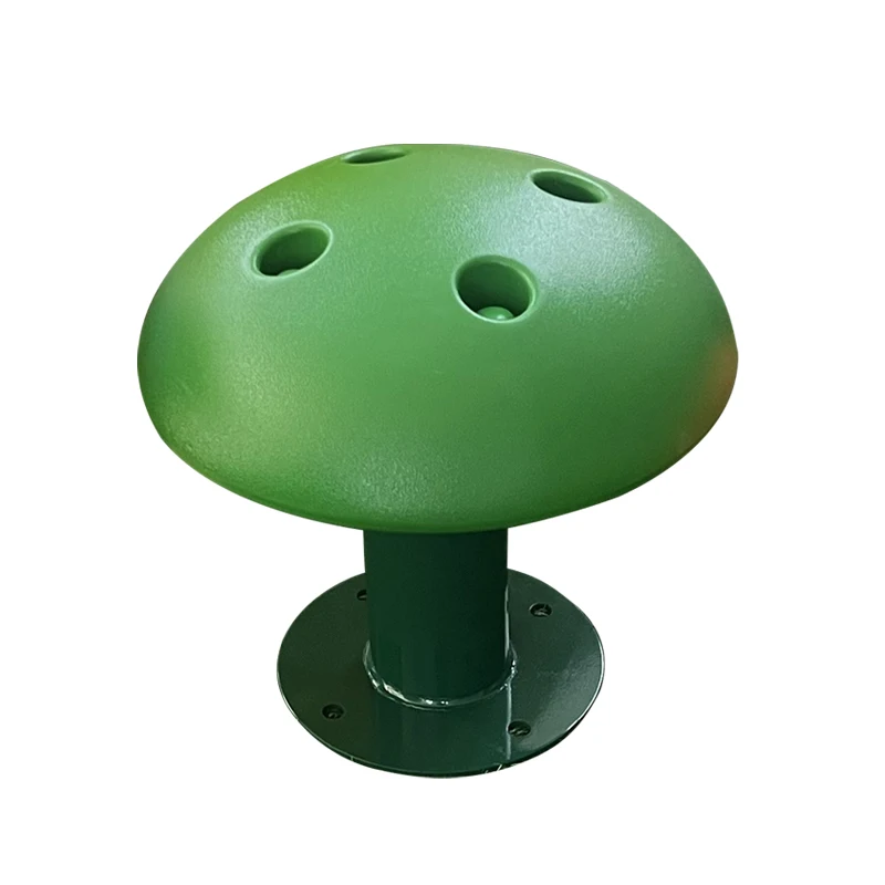 Plastic Mushroom Swivel Chair for Kids: Outdoor Park and Backyard Playground Set with Rotating Seats for Gardening and Play