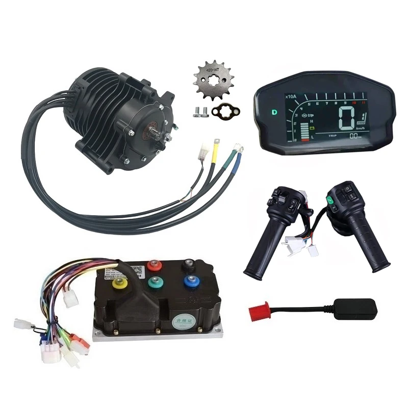 QS 138 70H V3 3000W Mid Drive Motor Kits for ATV & Go Karts