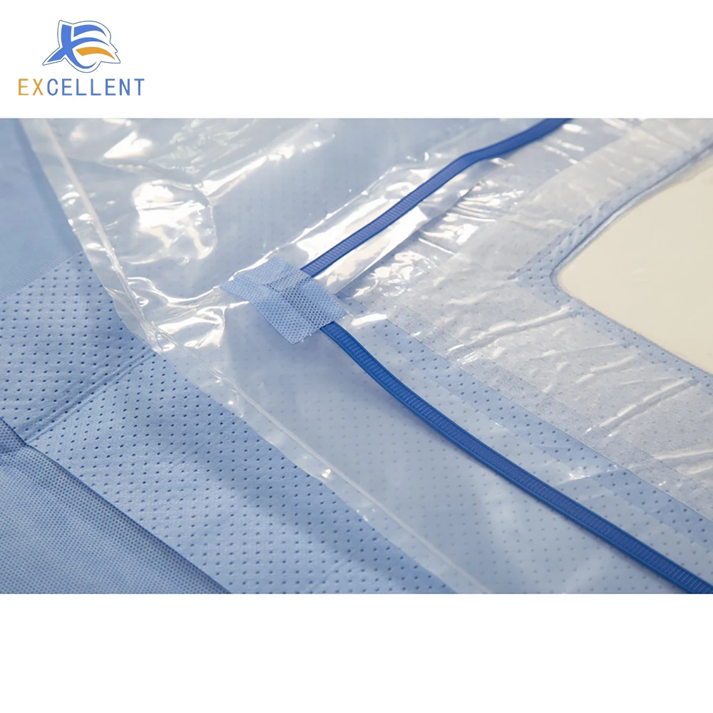 Medical Single Use EO Sterilized Surgical Drape SMS Nonwoven Disposable Craniotomy Surgical Drape for Hospital Use