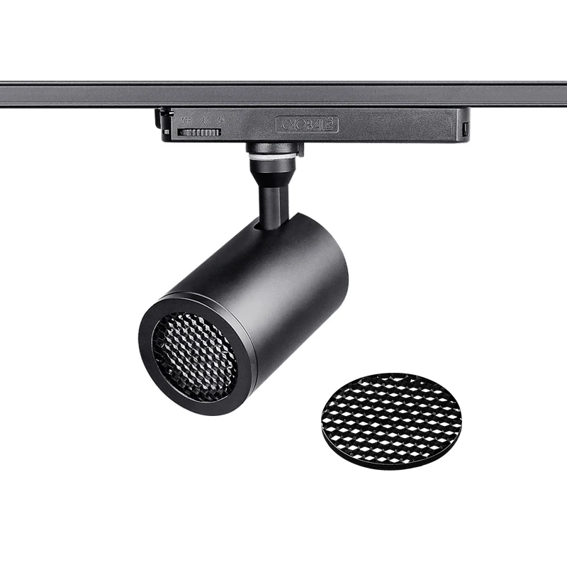 Новая модель 2021 года, доступны антибликовые сотовые светодиодные трековые светильники COB 7 Вт, 9 Вт, 12 Вт, 15 Вт