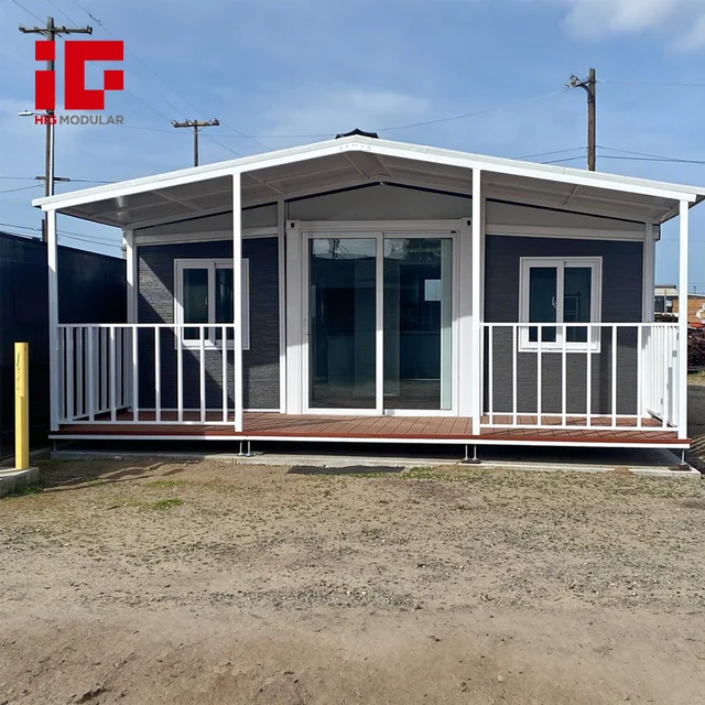 Expandable High Quality Expandable Container House with 2 3 Bedrooms and Kitchen and Bathroom Dry Wet Separation Shower Room