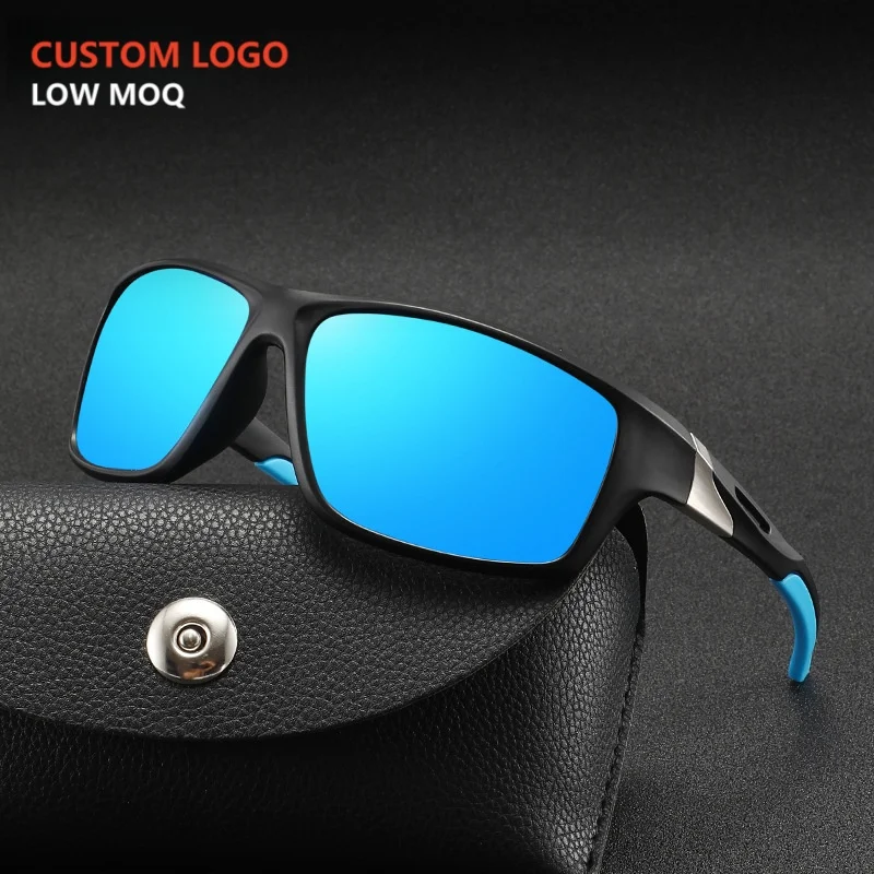 Wholesale Comfortable Polarized UV400 Protective Full-Rim Rectangular Running Sunglasses Men And Women With Custom Logo_voghion.com