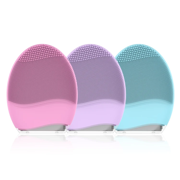 waterproof Electric sonic silicone brush mini facial clarisonic deep pore cleansing device