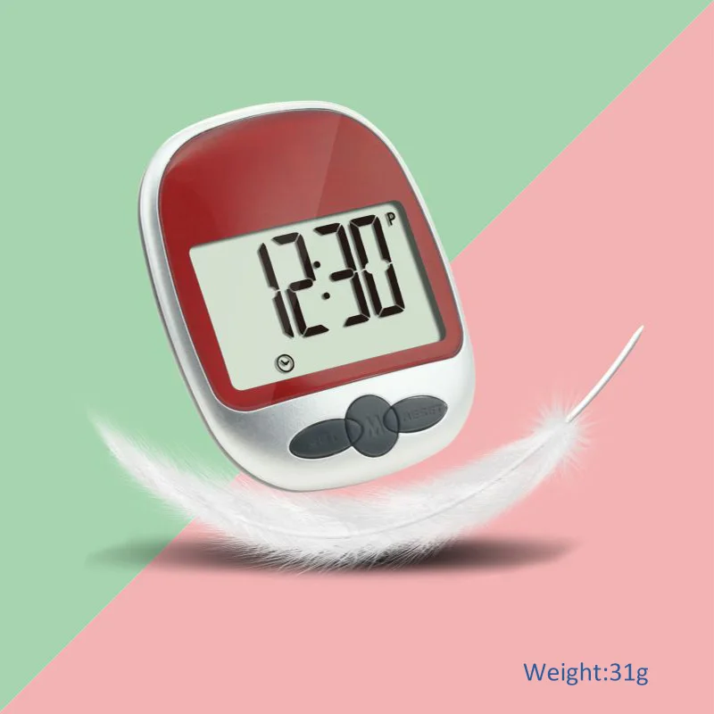 J&R Amazon Smallest Cheap 99999 Steps Counter Shoe Waist Walking Running Electronic Digital Pedometer for Man Woman Kids