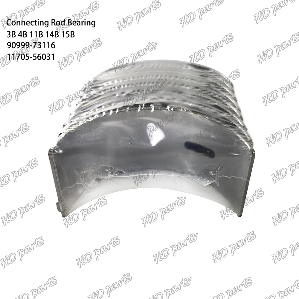 3B 4B 11B 14B 15B Connecting Rod Bearing 90999-73116 11705-56031 Suitable for Toyota Engine Parts