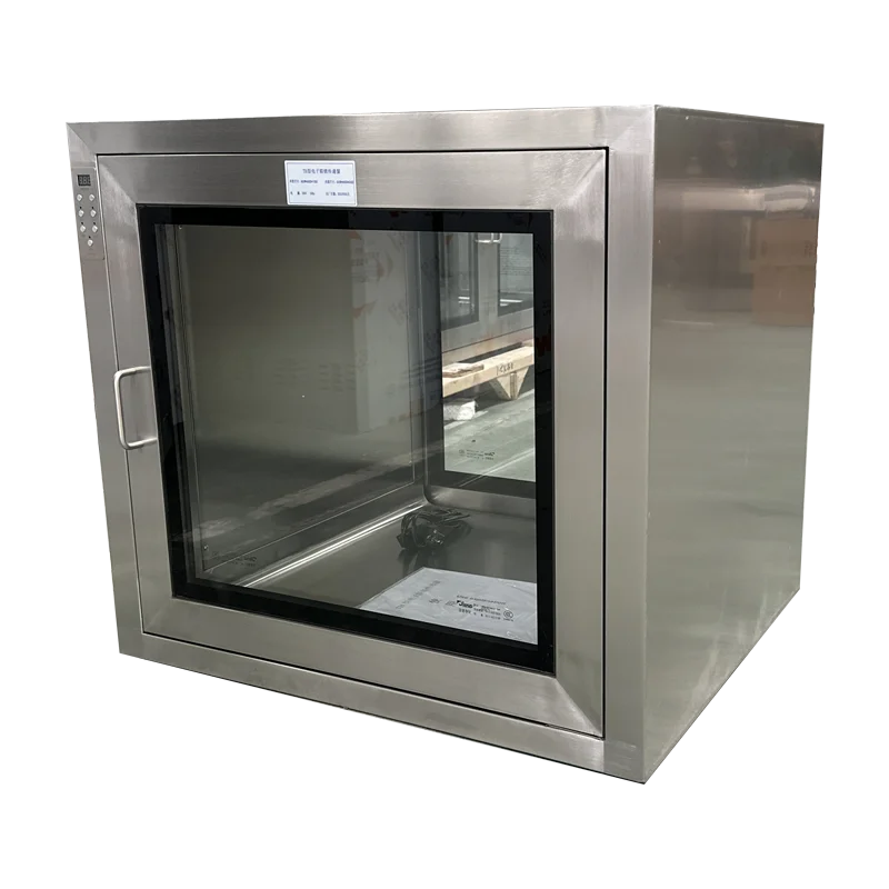 Class 100 Stainless Steel Clean Room Use Static Pass Box