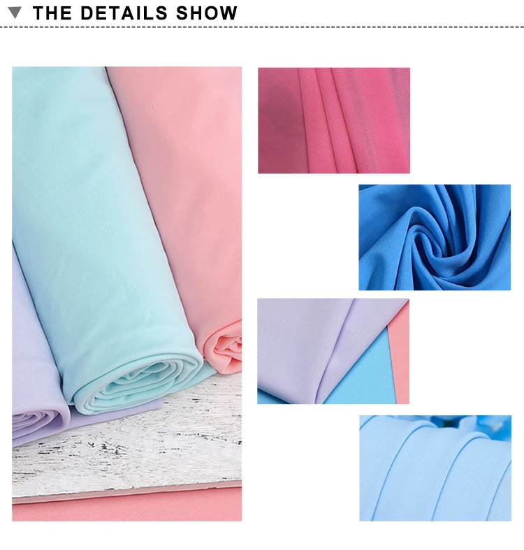 Textile Suppliers 4 Way Lycra Spandex Stretchy Knitting Econyl Nylon