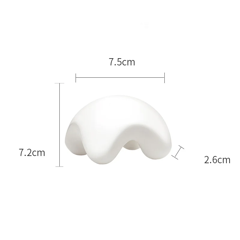 Custom Logo White Ceramic Gua Sha Board Korean Body Massage Gun for Muscle Relief for Neck Application