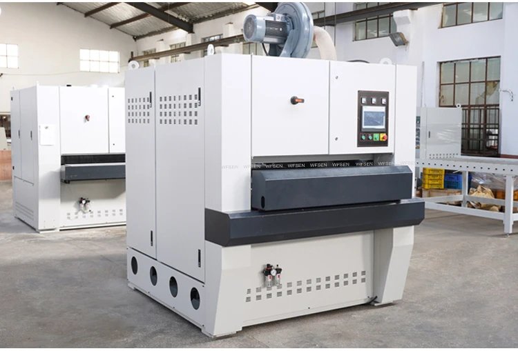 Wfsen Automatic Plywood Wooden Buffing Sanding Machine Brush Wide Belt