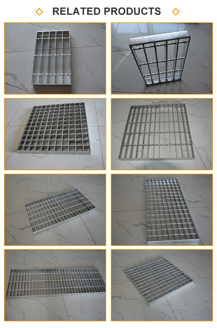 Building Concrete Platform 32x5 Steel Grating Hot Drainage Platform ...
