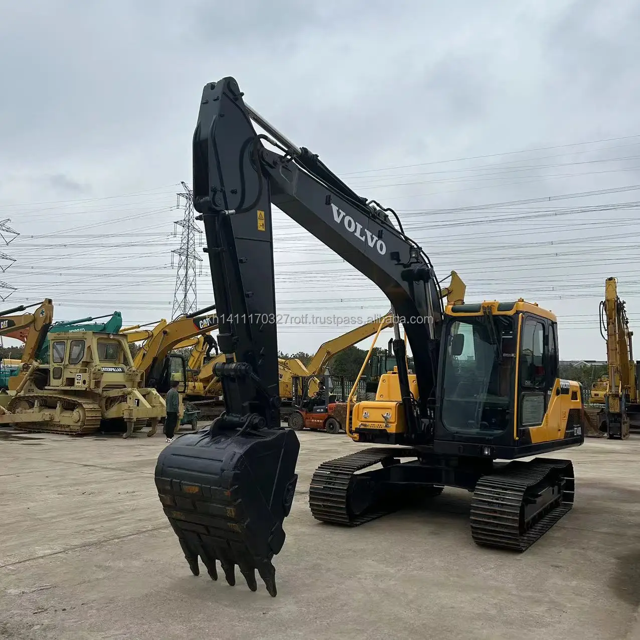 Used VOLVO EC140DL EC140D EC140BLC 14 Ton Hydraulic Digger Excavator ...