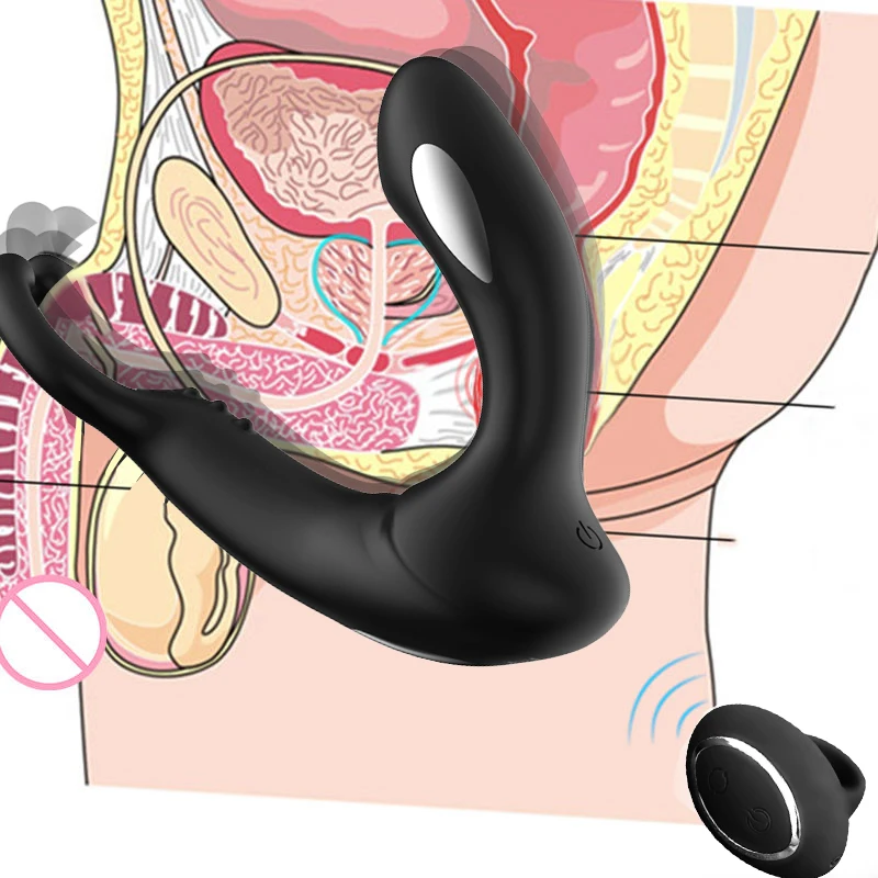 Libo Male Electric Anal Plug Vibrator with Shock Feature Prostate Massage  Stimulator Chinese Adult Products Toy for Man Anal Sex