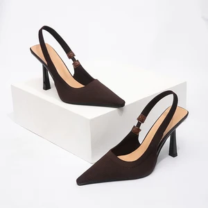 High-quality Pointed-toe Heels for Business Ladies with Breathability and Anti-slip Properties for Spring, Summer and Autumn