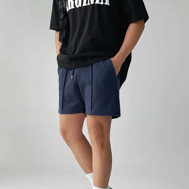 Wholesale Custom Heavy Weight Drawstring Summer Street Wear Loose Men Casual Jogger Shorts719_voghion.com
