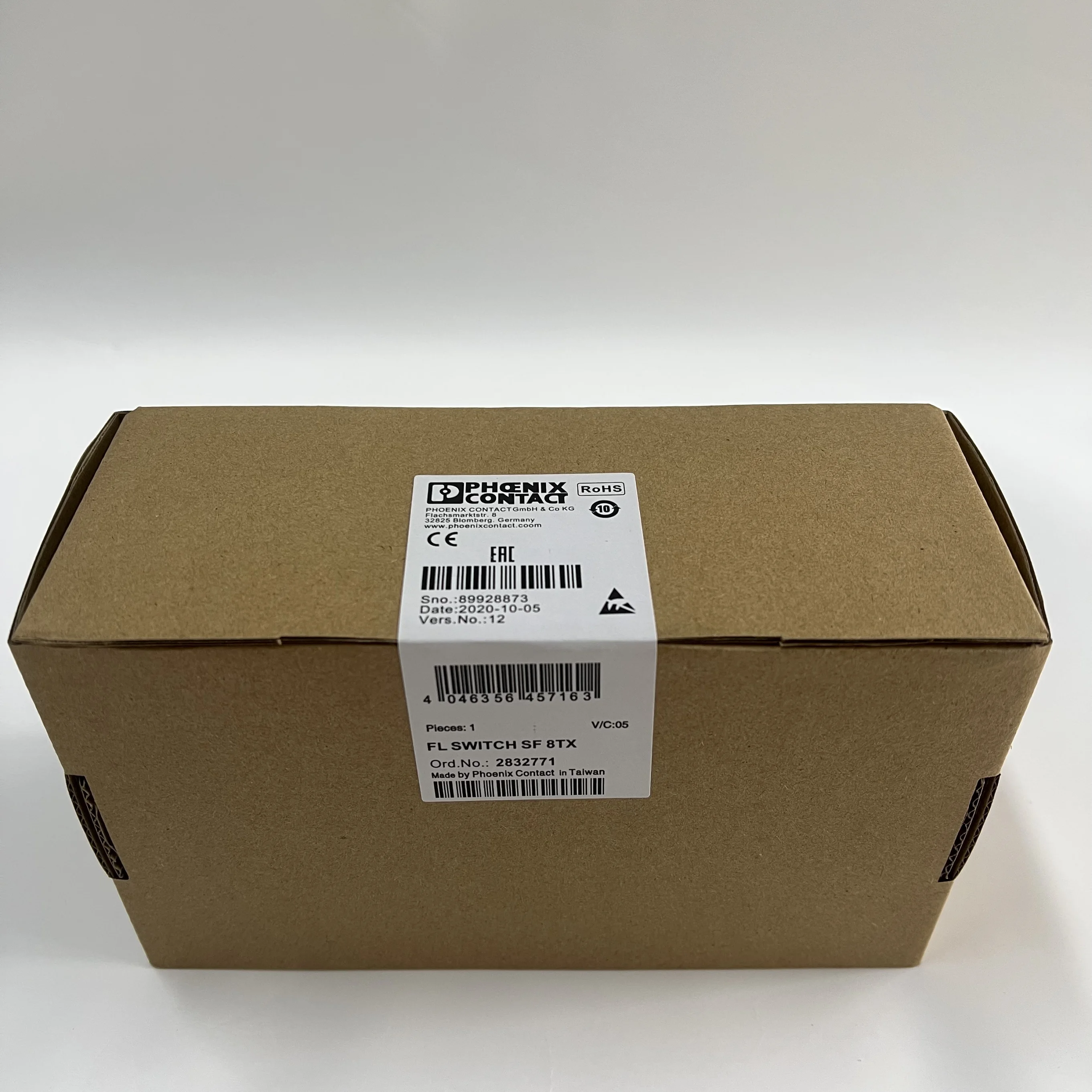 Phoenix Contact Industrial Ethernet Switch FL SWITCH SF 8TX 2832771  